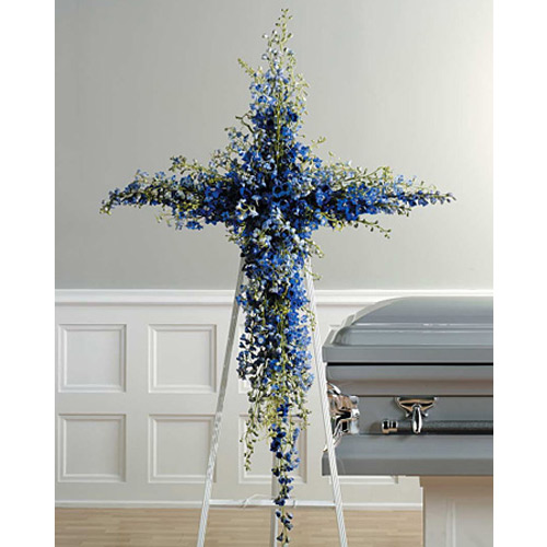 Blue Delphinium Cross
