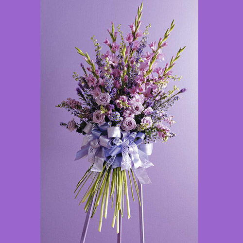 Faux Hand-Tied Bouquet Standing Spray
