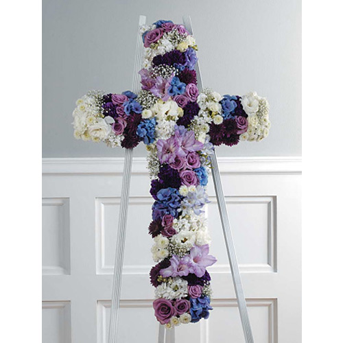 Purple, Lavender and White Cross