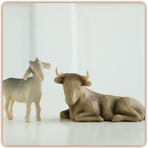 Ox And Goat for the Nativity